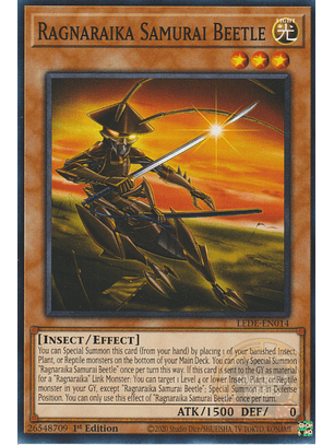 Ragnaraika Samurai Beetle - LEDE-EN014 - Common 