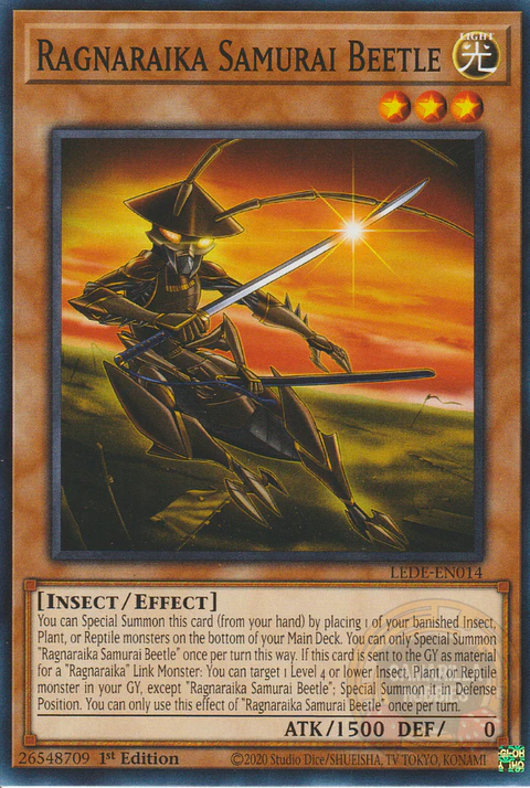 Ragnaraika Samurai Beetle - LEDE-EN014 - Common 