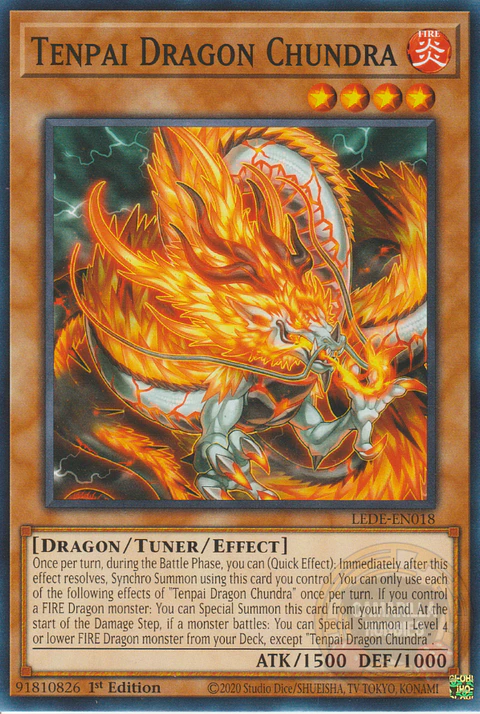 Tenpai Dragon Chundra - LEDE-EN018 - Common 
