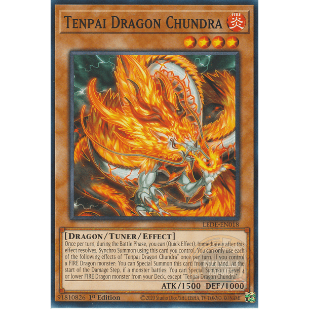 Tenpai Dragon Chundra - LEDE-EN018 - Common 