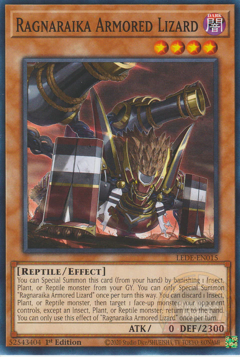 Ragnaraika Armored Lizard - LEDE-EN015 - Common 
