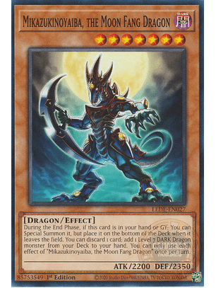 Mikazukinoyaiba, the Moon Fang Dragon - LEDE-EN027 - Common 