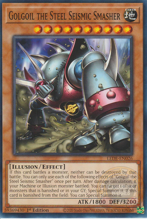 Golgoil the Steel Seismic Smasher - LEDE-EN026 - Common 