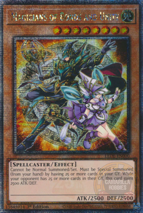 Magicians of Bonds and Unity - LEDE-EN000 - Quarter Century Secret Rare