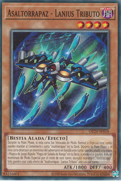 Raidraptor - Tribute Lanius - OP24-EN018 - Common 