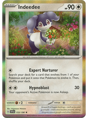 Indeedee - 153/198 - Holo Rare