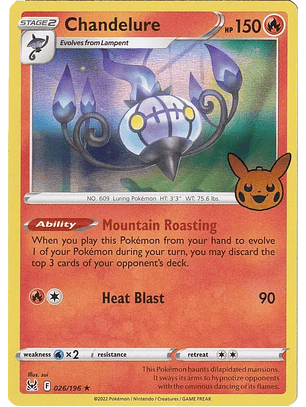 Chandelure - 033/192 - Holo Rare