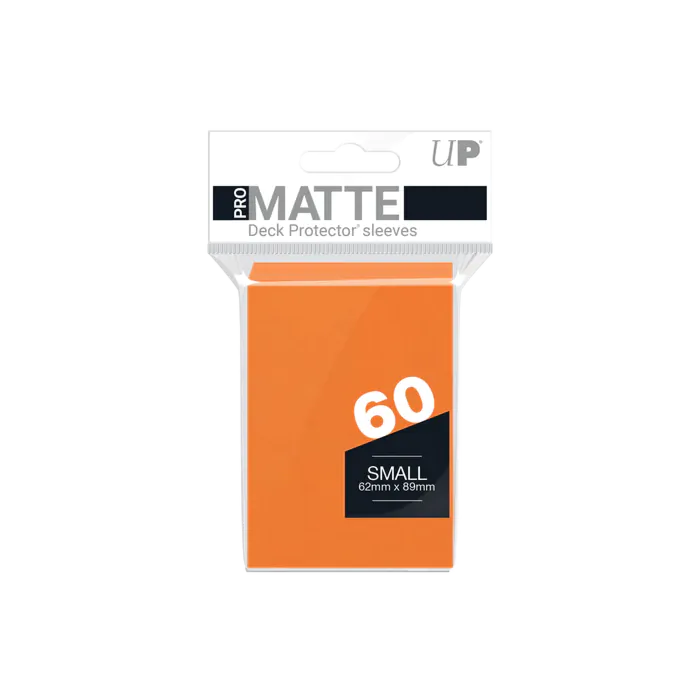 60ct Pro-Matte orange Small Deck Protectors 1