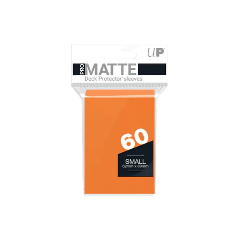 60ct Pro-Matte orange Small Deck Protectors