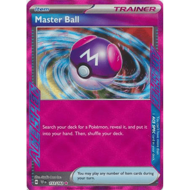 Master Ball - 153/162 - Ace Rare