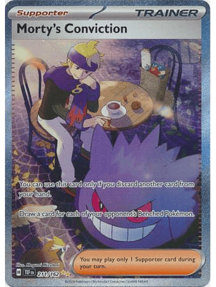 Morty's Conviction - 211/162 - Special Illustration Rare - TEF