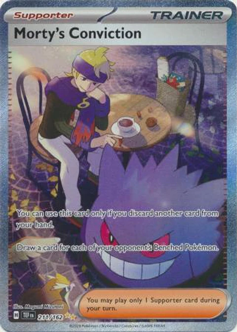 Morty's Conviction - 211/162 - Special Illustration Rare - TEF