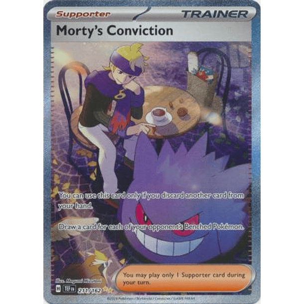 Morty's Conviction - 211/162 - Special Illustration Rare