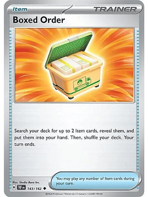 Boxed Order - 143/162 - Uncommon