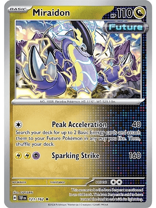 Miraidon - 121/162 - Holo Rare