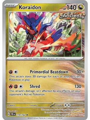 Koraidon - 119/162 - Holo Rare