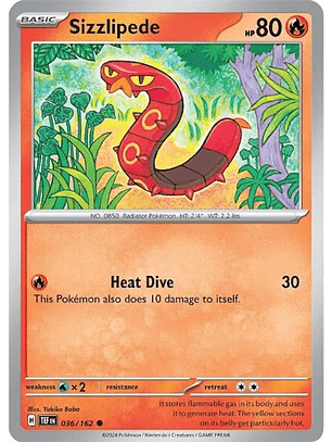 Sizzlipede - 036/162 - Common