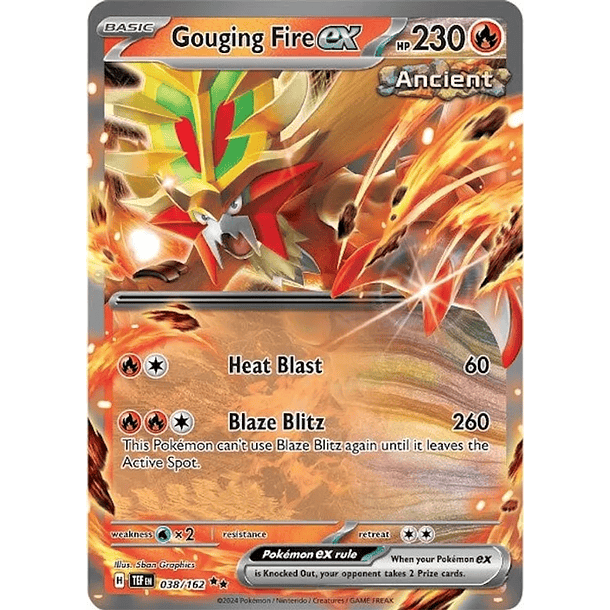 Gouging Fire ex - 038/162 - Ultra Rare