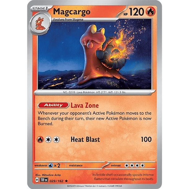 Magcargo - 029/162 - Holo Rare