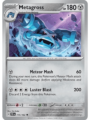 Metagross - 115/162 - Uncommon