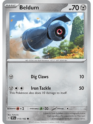 Beldum - 113/162 - Common
