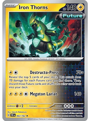 Iron Thorns - 062/162 - Holo Rare