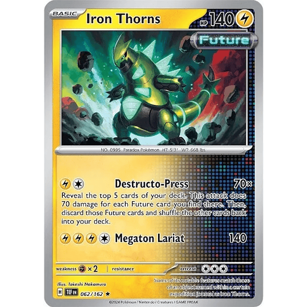Iron Thorns - 062/162 - Holo Rare
