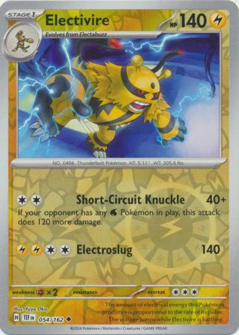 Electivire - 054/162 - Uncommon