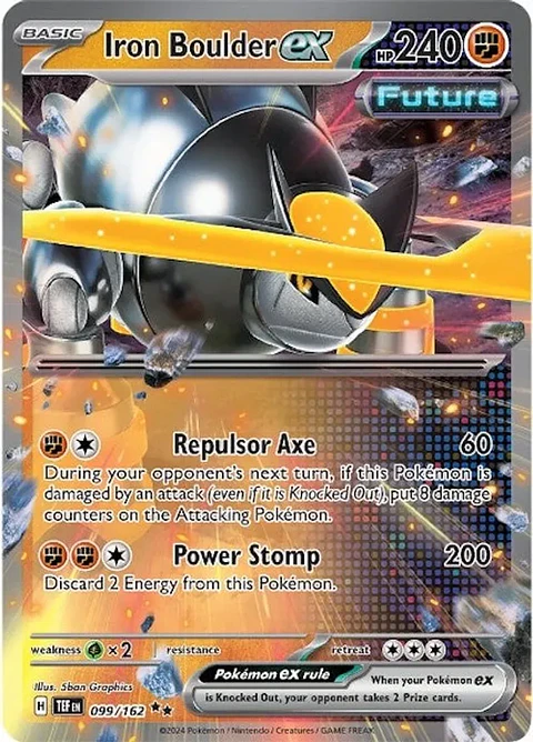 Iron Boulder ex - 099/162 - Ultra Rare