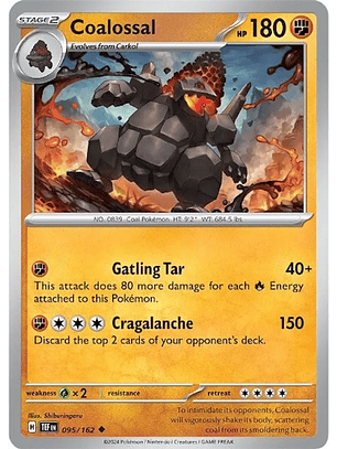 Coalossal - 095/162 - Uncommon 