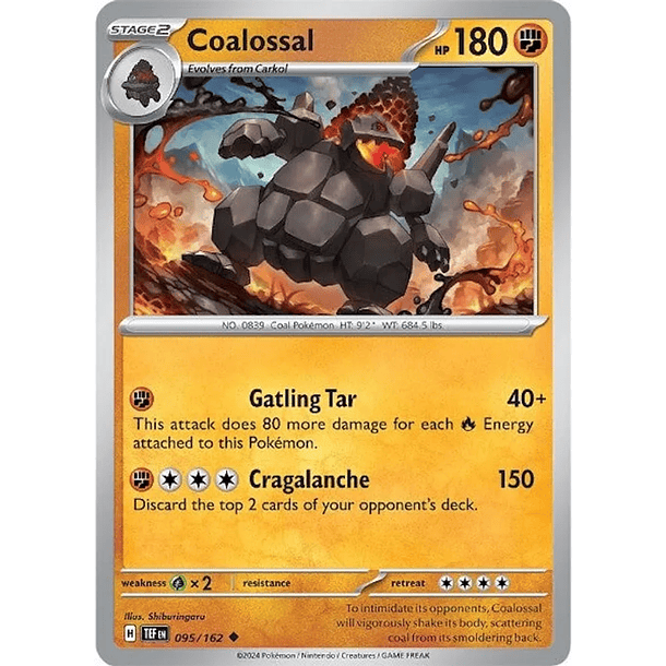 Coalossal - 095/162 - Uncommon 