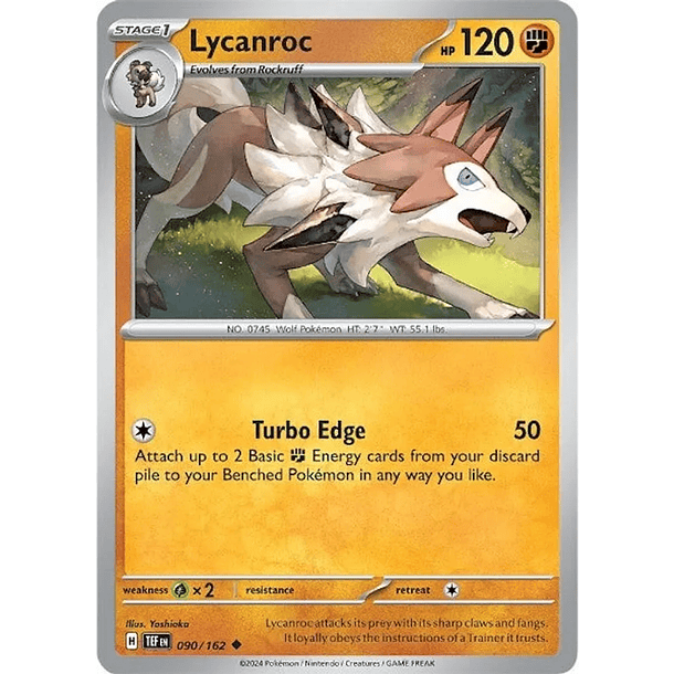 Lycanroc - 090/162 - Uncommon