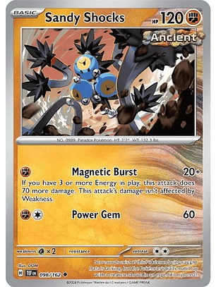 Sandy Shocks - 098/162 - Uncommon