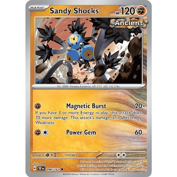 Sandy Shocks - 098/162 - Uncommon