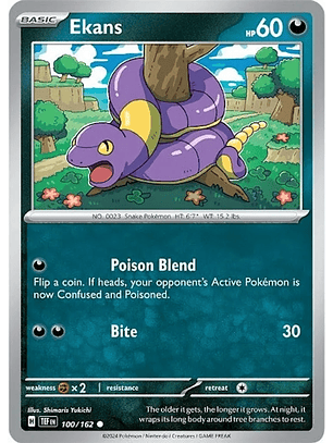 Ekans - 100/162 - Common