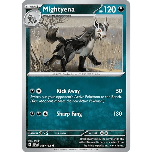 Mightyena - 106/162 - Common