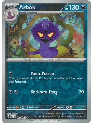 Arbok - 101/162 - Common - TEF