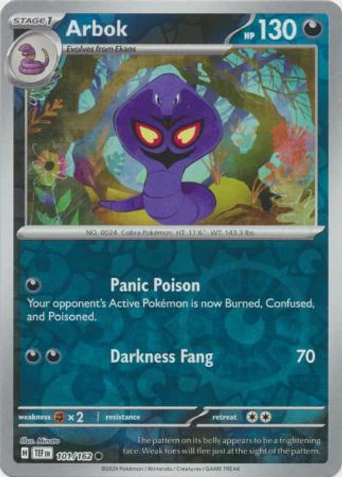 Arbok - 101/162 - Common - TEF