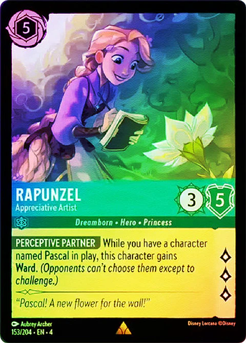 Rapunzel - Appreciative Artist - 153/204 - Rare