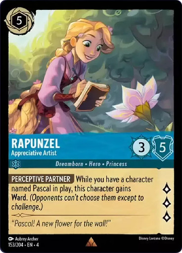 Rapunzel - Appreciative Artist - 153/204 - Rare 1