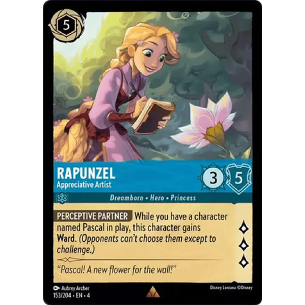 Rapunzel - Appreciative Artist - 153/204 - Rare
