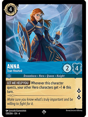 Anna - True-Hearted - 138/204 - Super Rare