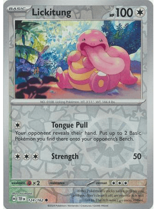 Lickitung - 124/162 - Common