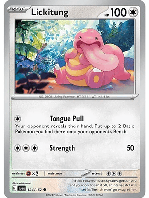 Lickitung - 124/162 - Common