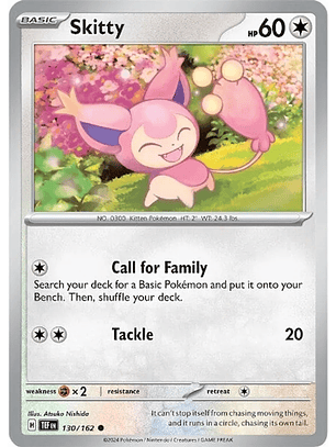 Skitty - 130/162 - Common