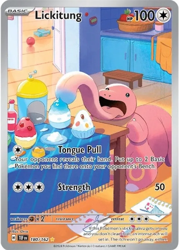Lickitung - 180/162 - Illustration Rare 1