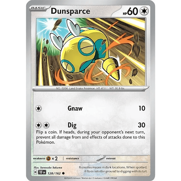 Dunsparce - 128/162 - Common