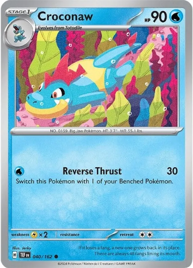 Croconaw - 040/162 - Common 1