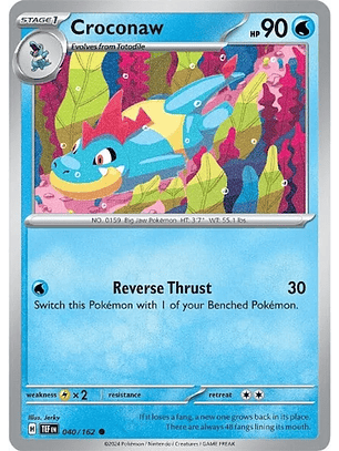 Croconaw - 040/162 - Common