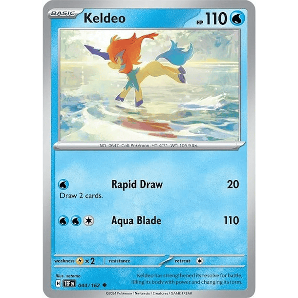 Keldeo - 044/162 - Uncommon